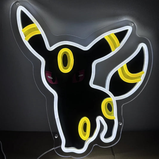 Umbreon Pokemon Anime LED Neon Sign