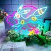Colorful Umbreon Pokemon Neon Light