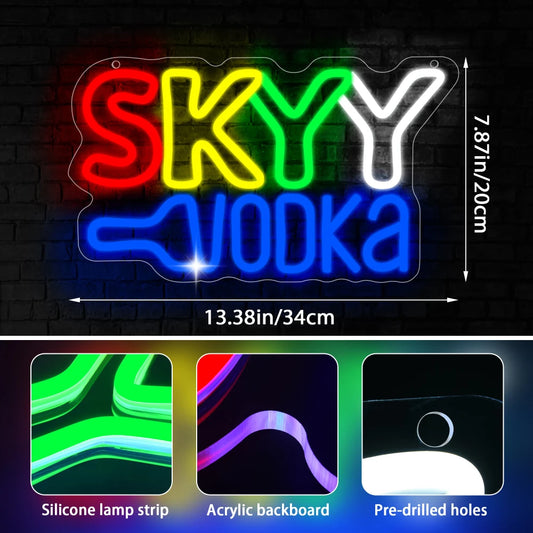 Skyy Vodka LED Neon Sign