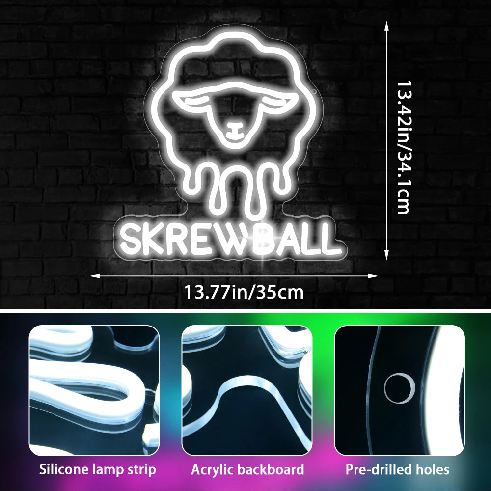 Skrewball LED Neon Sign