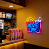 Movie Time LED Neon Sign