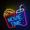Movie Time LED Neon Sign