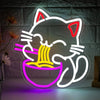 Fortune Cat Ramen Neon Sign