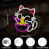 Fortune Cat Ramen Neon Sign