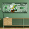 Dollar Sign Money Duck "The World Is Yours" Neon Sign
