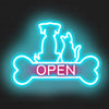 Pet Shop / Vet / Pet Groomer Open LED Neon Sign