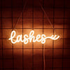 Eyelash Lashes Nails Salon LED Neon Sign