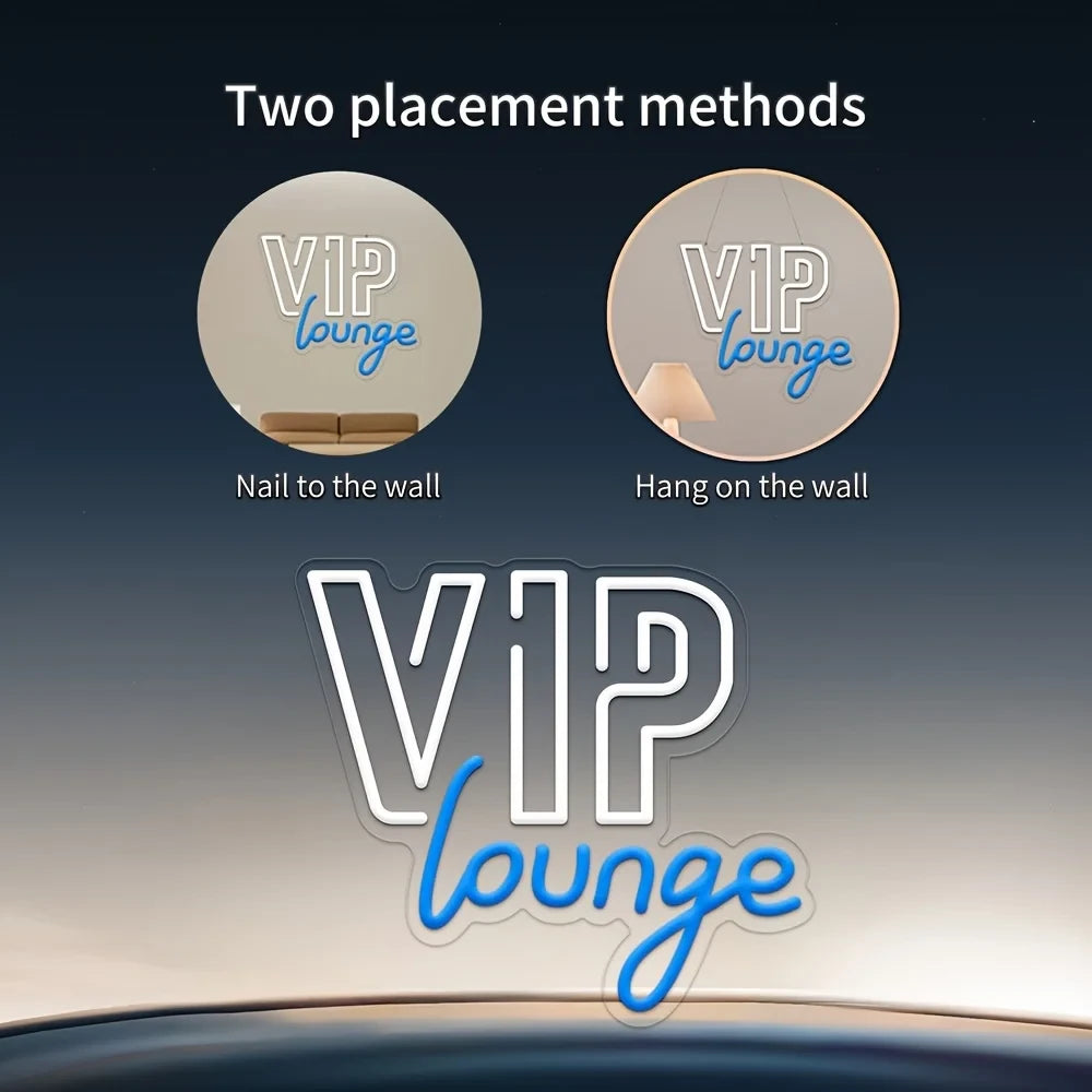 VIP Lounge Neon Sign