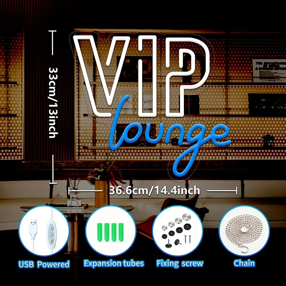 VIP Lounge Neon Sign