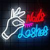 Various Beauty Salon Neon Signs - Brows, Lashes, Waxing, Nails