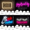 Various Beauty Salon Neon Signs - Brows, Lashes, Waxing, Nails