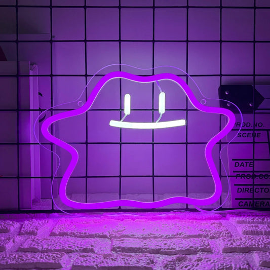 Pokemon Ditto LED Neon Sign