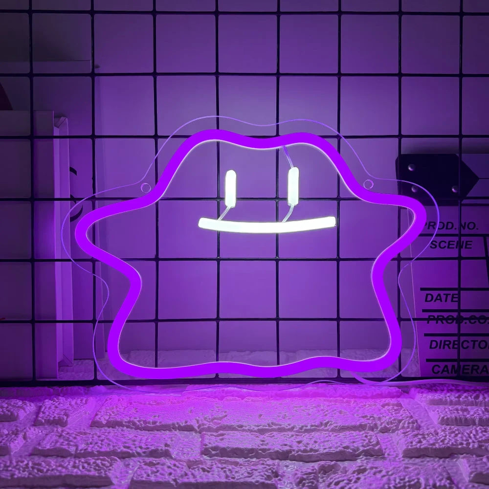 Pokemon Ditto LED Neon Sign