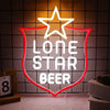 Lone Star Neon Beer Sign