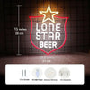 Lone Star Neon Beer Sign