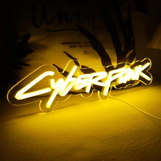 Cyberpunk Gaming Neon Sign