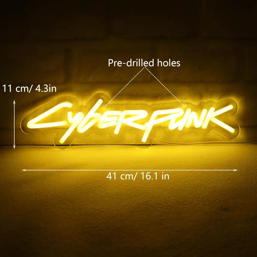 Cyberpunk Gaming Neon Sign