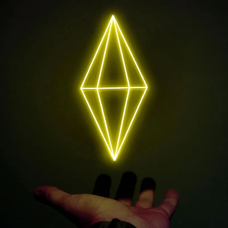 Custom Sims Plumbob Neon Sign