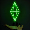 Custom Sims Plumbob Neon Sign