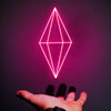 Custom Sims Plumbob Neon Sign
