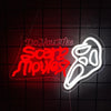 Scary Movie Lover Scream Neon Wall Sign