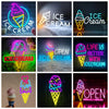 Various Ice Cream Shop LED Neon Sign