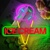 Various Ice Cream Shop LED Neon Sign