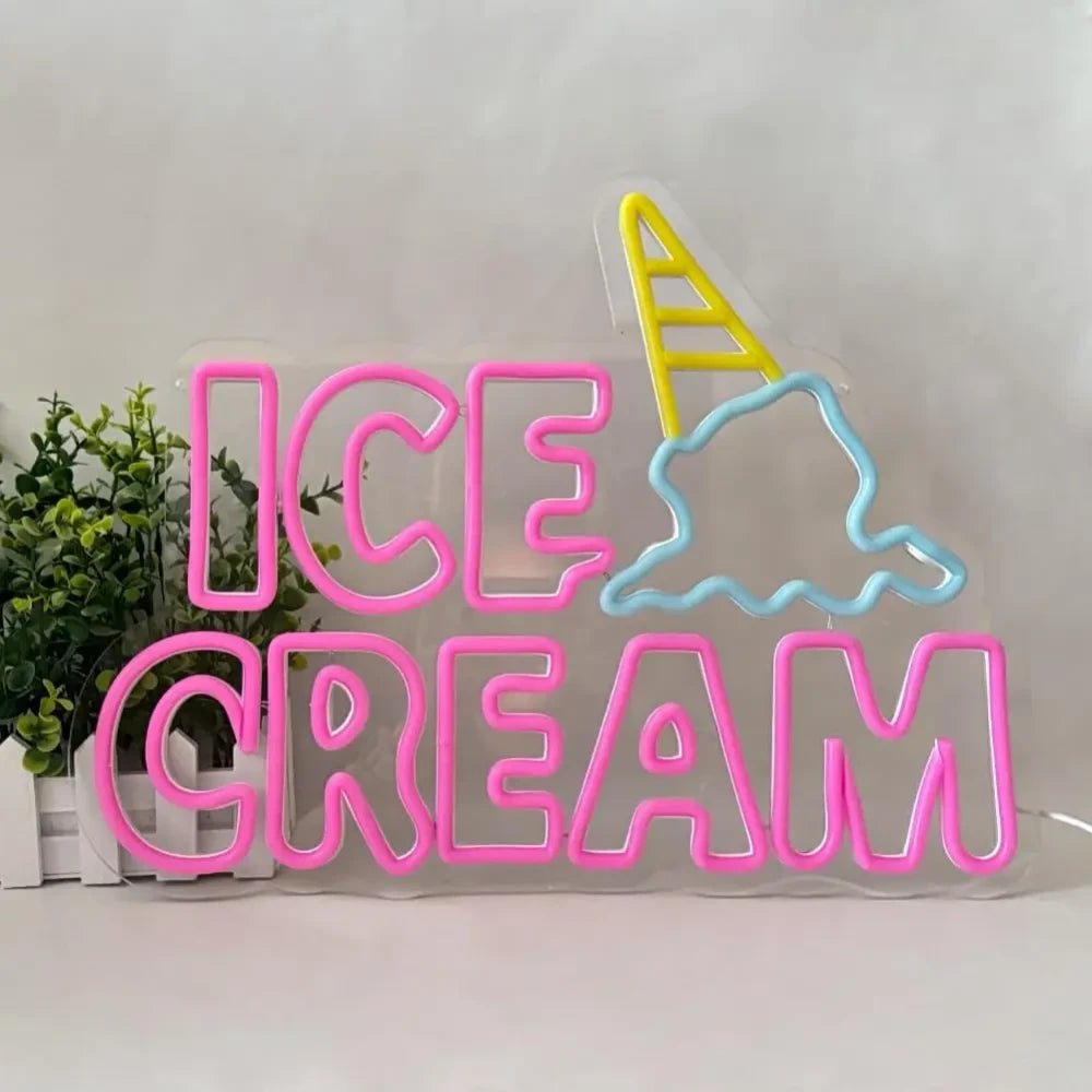 Ice Cream Neon Sign