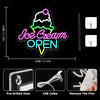 Ice Cream Shop Open LED Neon Sign