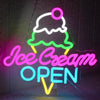 Ice Cream Shop Open LED Neon Sign