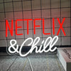 Netflix and Chill LED Neon Sign