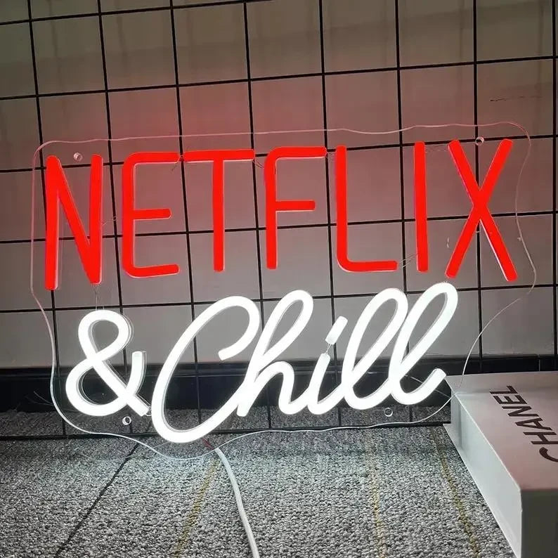 Netflix and Chill LED Neon Sign