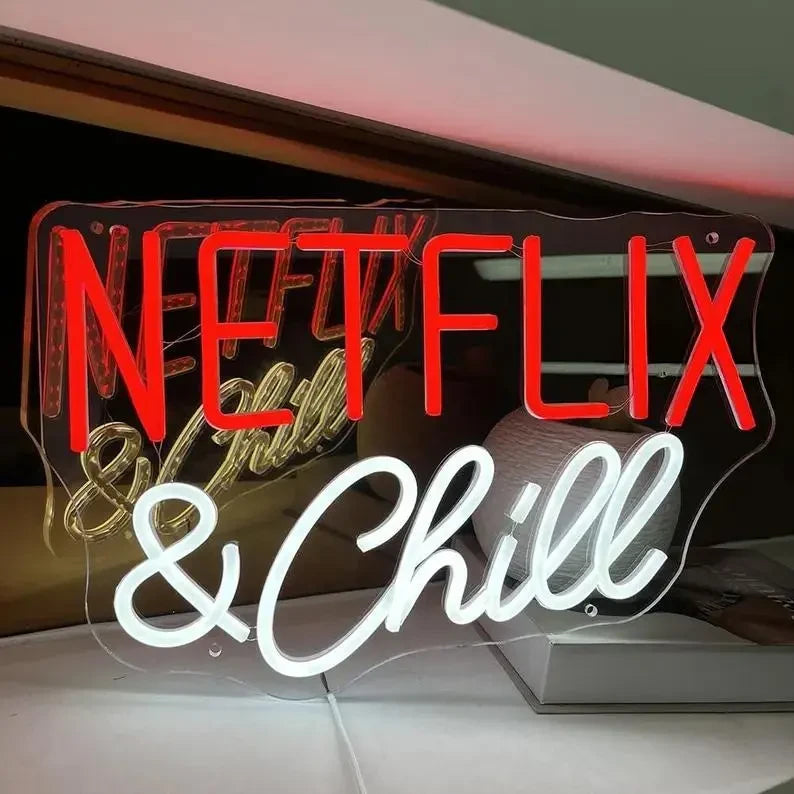 Netflix and Chill LED Neon Sign