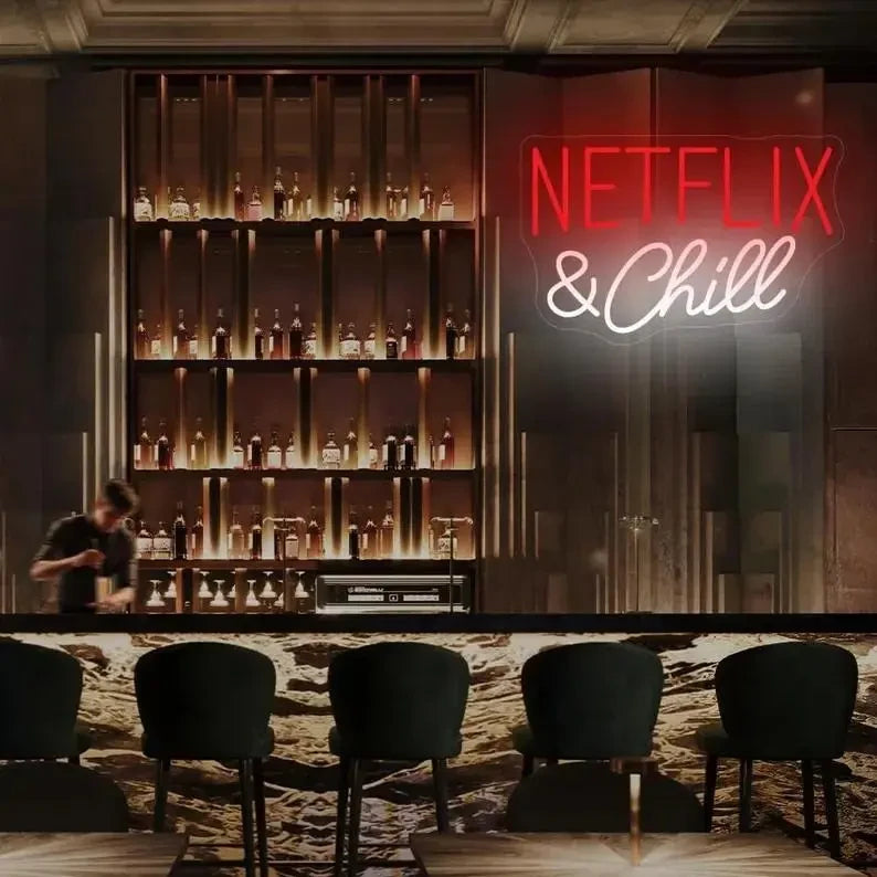 Netflix and Chill LED Neon Sign
