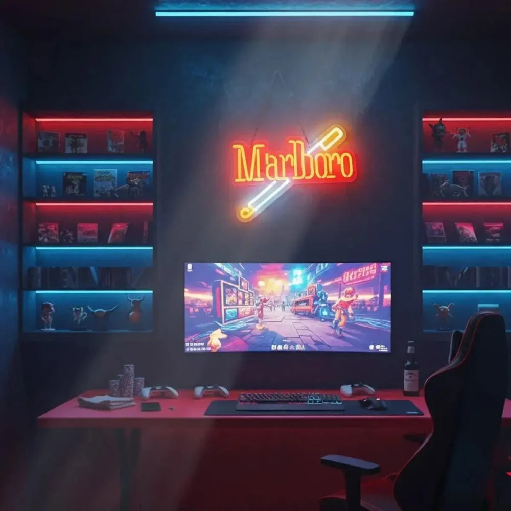 Marlboro Cigarette LED Neon Sign