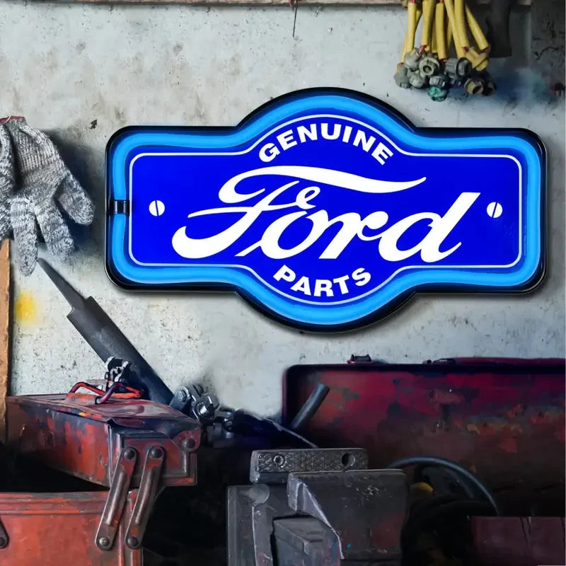 Ford Genuine Parts LED Neon Wall Sign