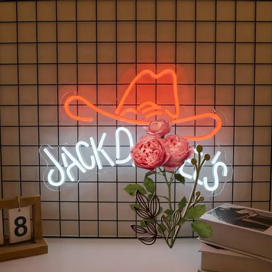 Jack Daniels Whiskey Neon Bar Sign