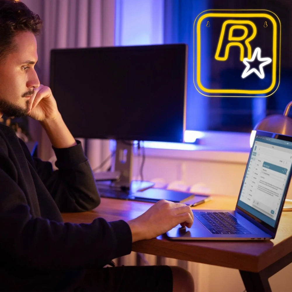 Rockstar Games Video Game LED Neon Sign
