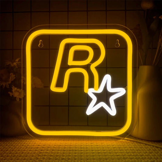 Rockstar Games Video Game LED Neon Sign