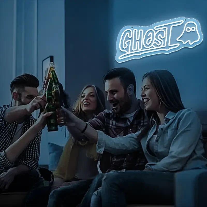Ghost Energy Drink LED Neon Sign