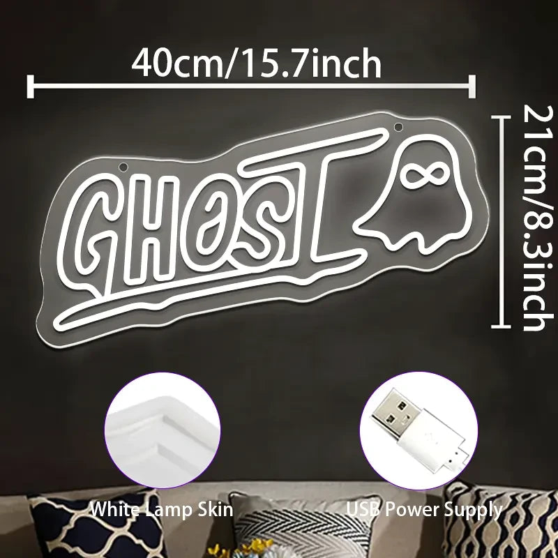 Ghost Energy Drink LED Neon Sign