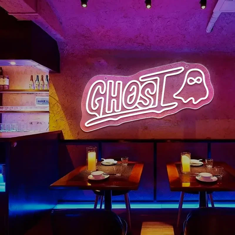 Ghost Energy Drink LED Neon Sign