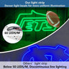 Green Jets Football Neon Sign