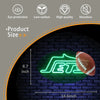 Green Jets Football Neon Sign