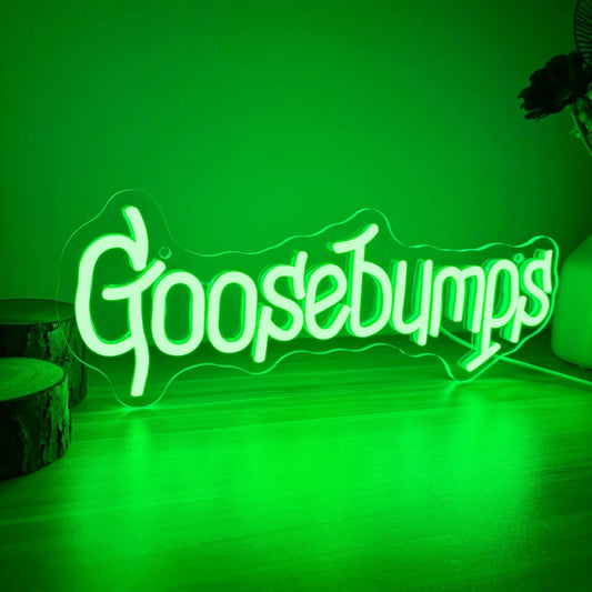 Goosebumps LED Neon Wall Art