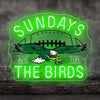 Sundays Are For The Birds Eagles Football LED Neon Light Sign