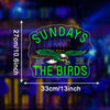 Sundays Are For The Birds Eagles Football LED Neon Light Sign