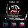 Ricky Bobby "If You're Not First, You're Last" Racing Neon Sign
