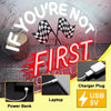 Ricky Bobby "If You're Not First, You're Last" Racing Neon Sign