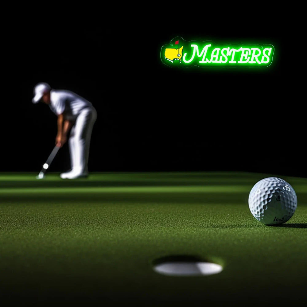 Masters Golf Neon Sign